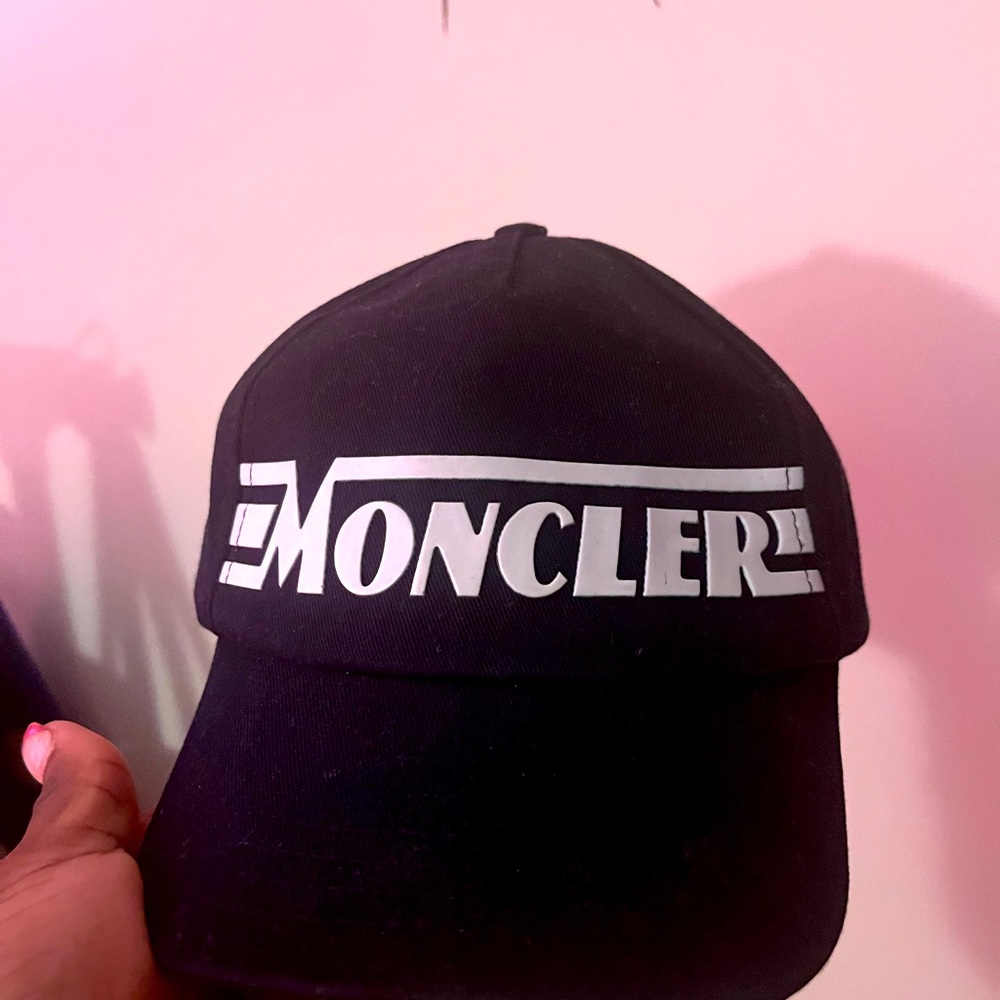 Navy Blue Moncler Cap
